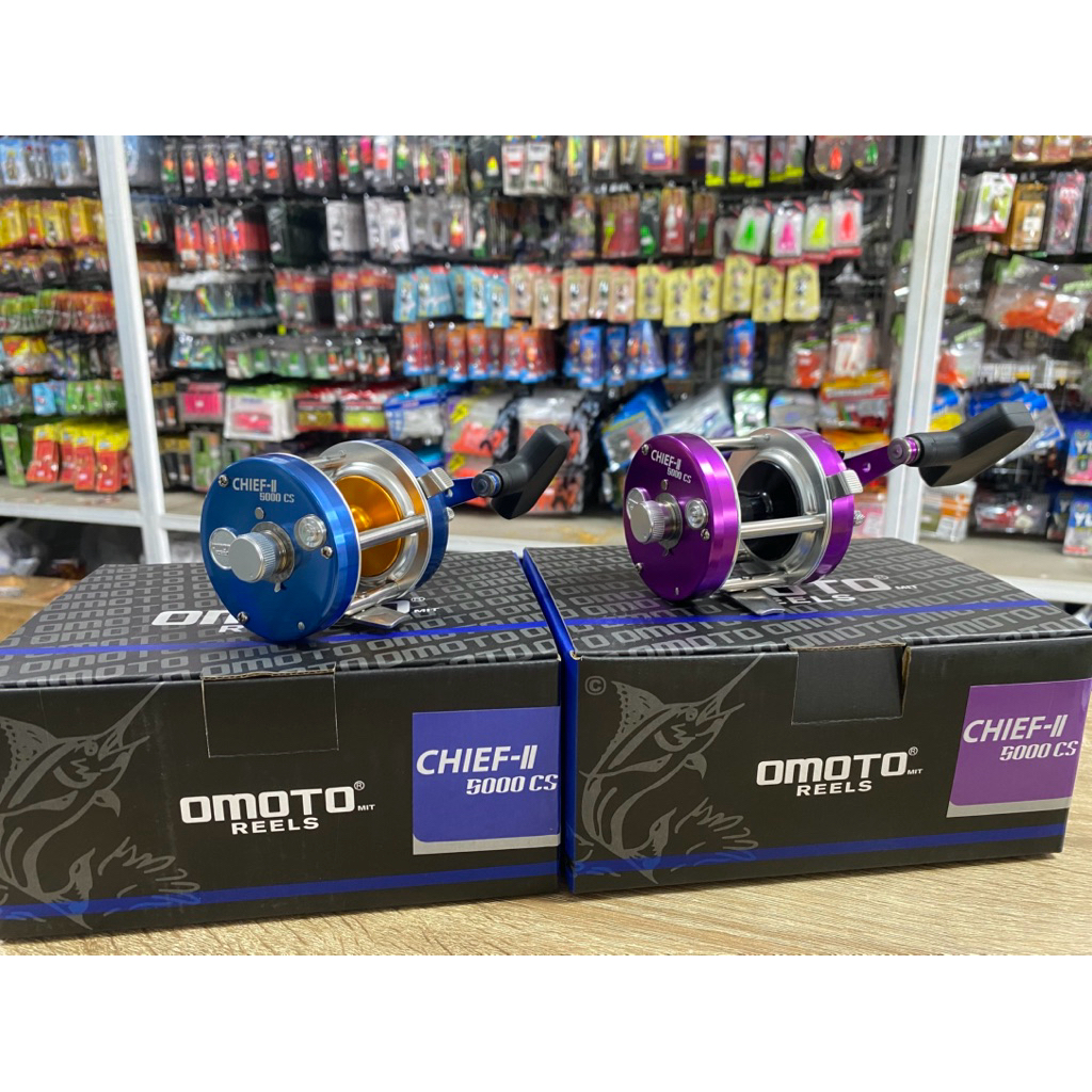 รอกเบท OMOTO Reels CHIF-ll 5000 CS รอบ 5.1 เบรก 7 kg ลูกปืน 3+1