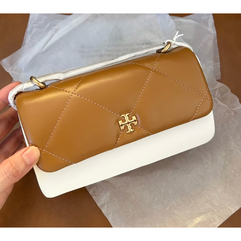 T0ry Burch KIRA DIAMOND QUILT MINI FLAP BAG