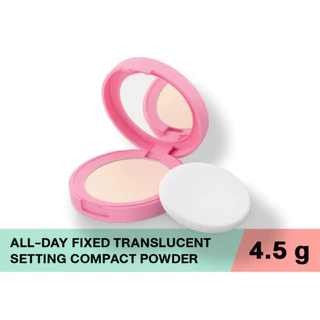 (ตลับ) SaSi All-Day Fixed Translucent Setting Compact Powder ศศิ ออล เดย์ ฟิกซ์ ทรานส์ลูเซนท์ เซ็ตติ้ง พาวเดอร์ 4.5 กรัม