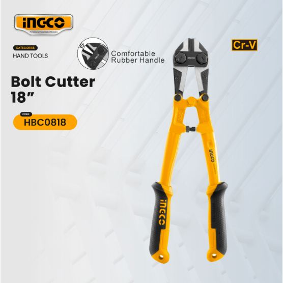 INGCO HBC0818 กรรไกรตัดเหล็ก กรรไกรตัดเหล็กเส้น 18 นิ้ว (450 มม.) เกรดอุตสาหกรรม