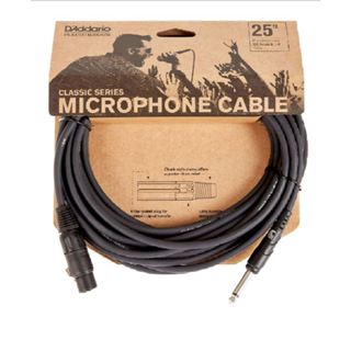 สายไมโครโฟน D'Addario ยาว 25 ฟุต (7.62 เมตร)