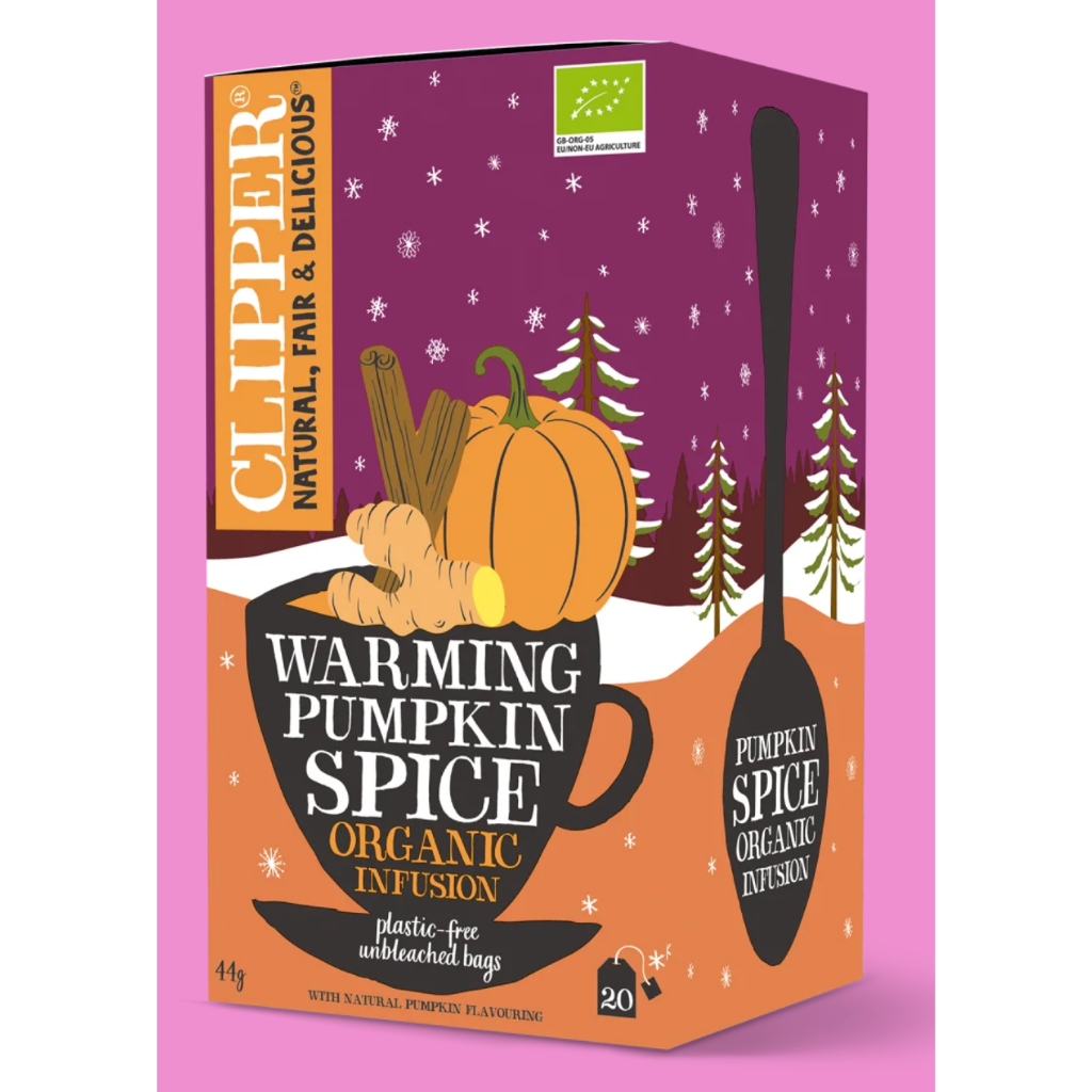 Clipper - warming pumpkin spice organic infusion 20 Tea bags