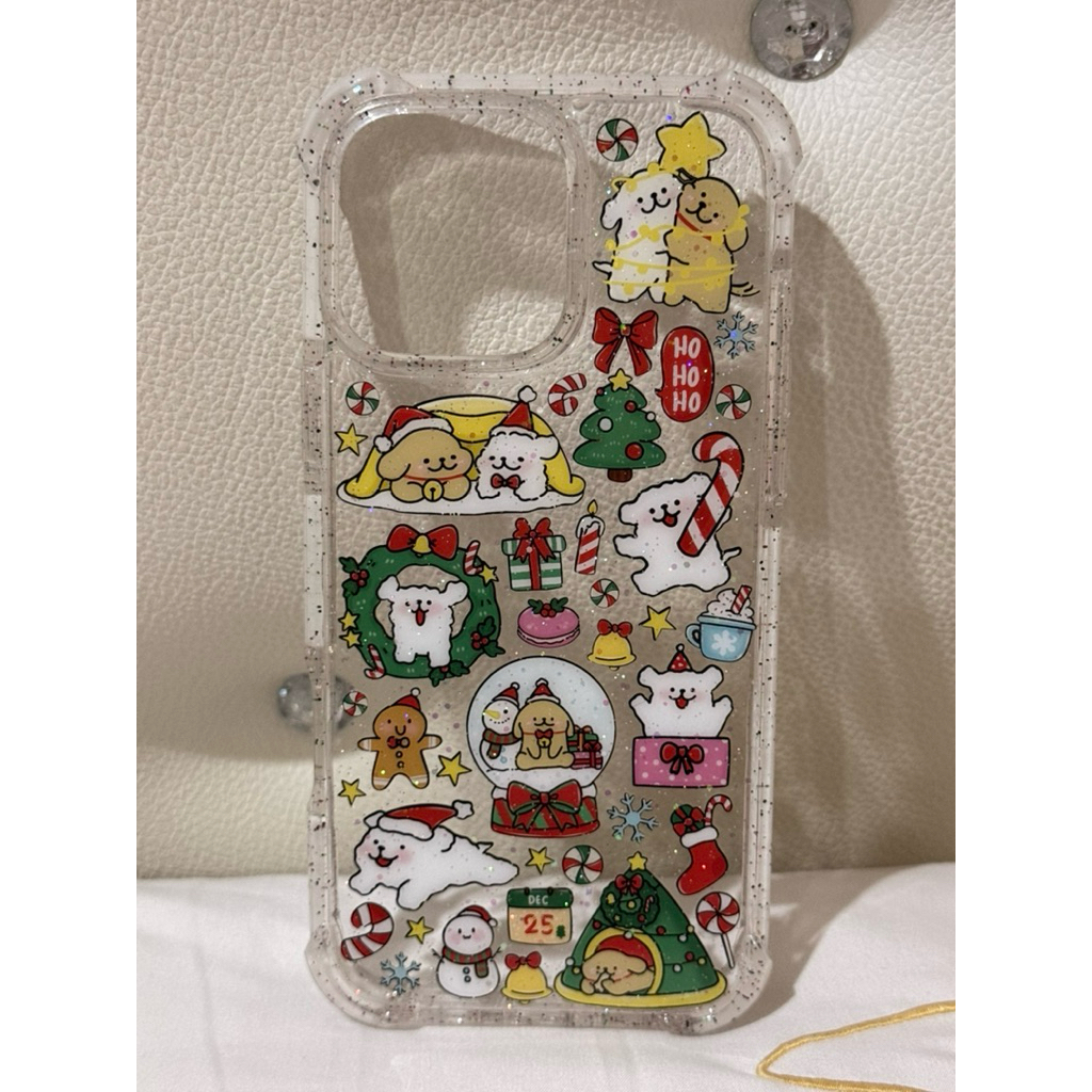 ✨Case 16 promax Maltese Christmas🎄🧸