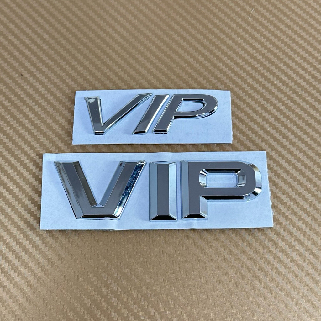 โลโก้* VIP สีชุบโครเมี่ยม ราคาต่อชิ้น