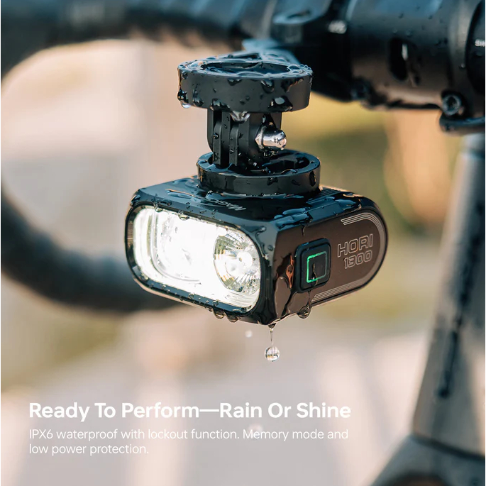New2025 ไฟหน้าจักรยาน MAGICSHINE รุ่น HORI 1300 ไฟติดจักรยานแบบติดคู่บน/ล่าง ความสว่าง 1300 lumen