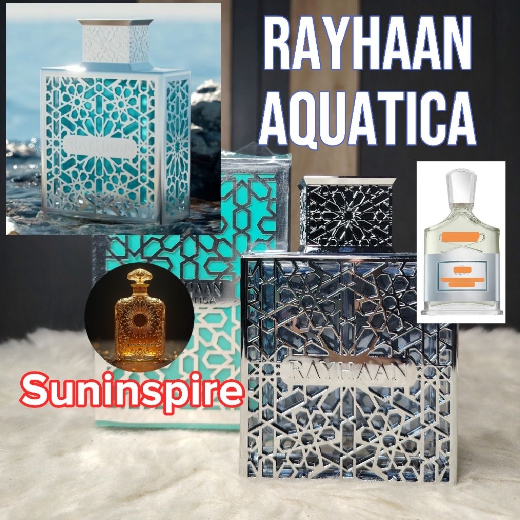 น้ำ​หอม​แบ่ง​ขาย​พกพา​ Rayhaan Aquatica กลิ่นทะเลที่หรูหรา​ หอมมาก สู้ร้อน ใช้ได้ทุก​โอกาส​