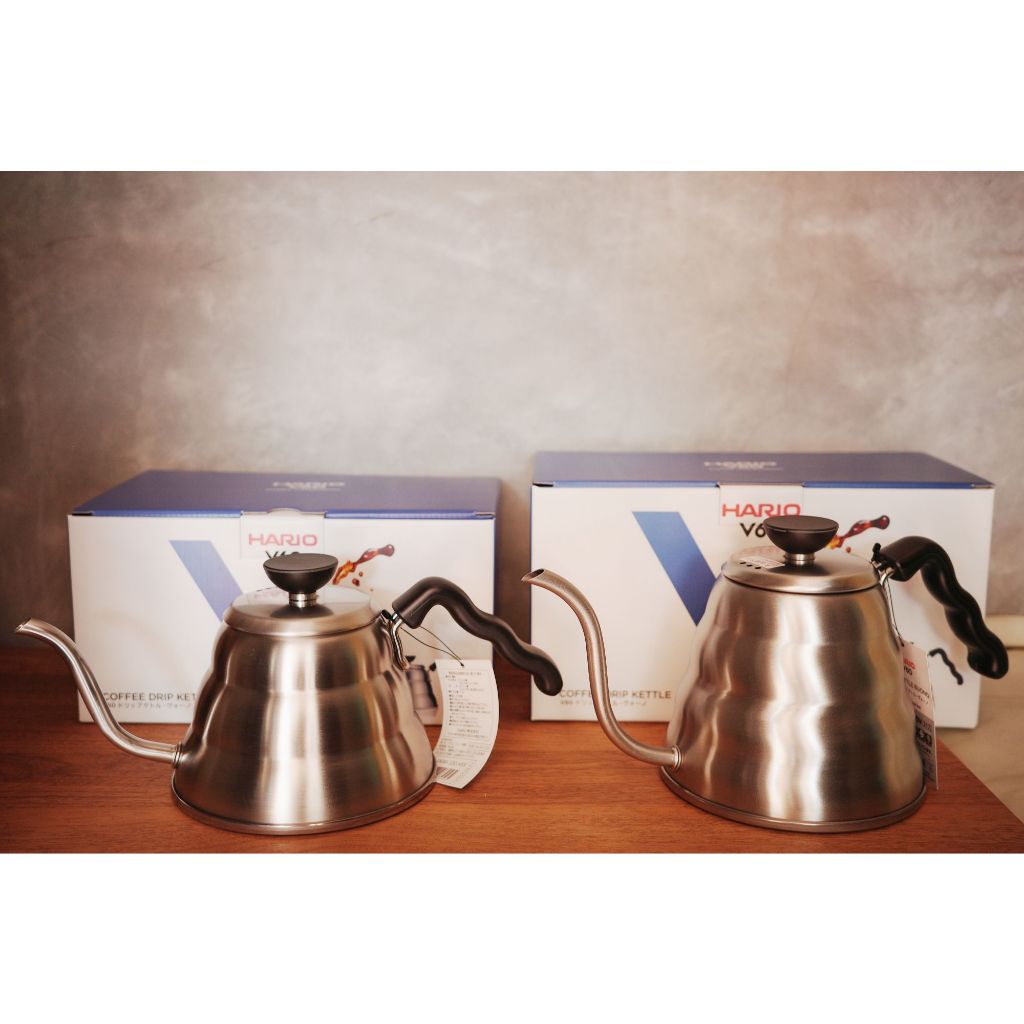[พร้อมส่ง] HARIO Buono V60 Drip Kettle Coffee Drip 1.0L VKB-100HSV 1.2L VKB-120HSV กาดริปกาแฟ Hario 