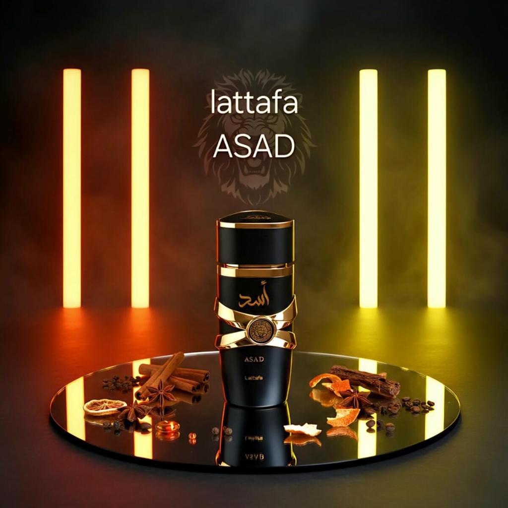 Lattafa ASAD EDP 50ML  น้ำหอมผู้ชายกลิ่นเข้มหรู สไตล์อาหรับ กลิ่นติดทนนาน เทียบแบรนด์ดัง ราคา ถูกที่สุด ดีลบีเคเค แกลเลอรีภาพที่ 2