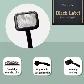 SilverLine NoStress Slicker Brush – หวีสลิคเกอร์ ปลายมนพิเศษ สินค้าแบรนด์นำเข้าจากเกาหลี