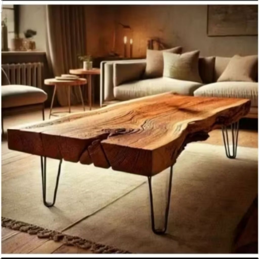wooden table (100*140cm.)