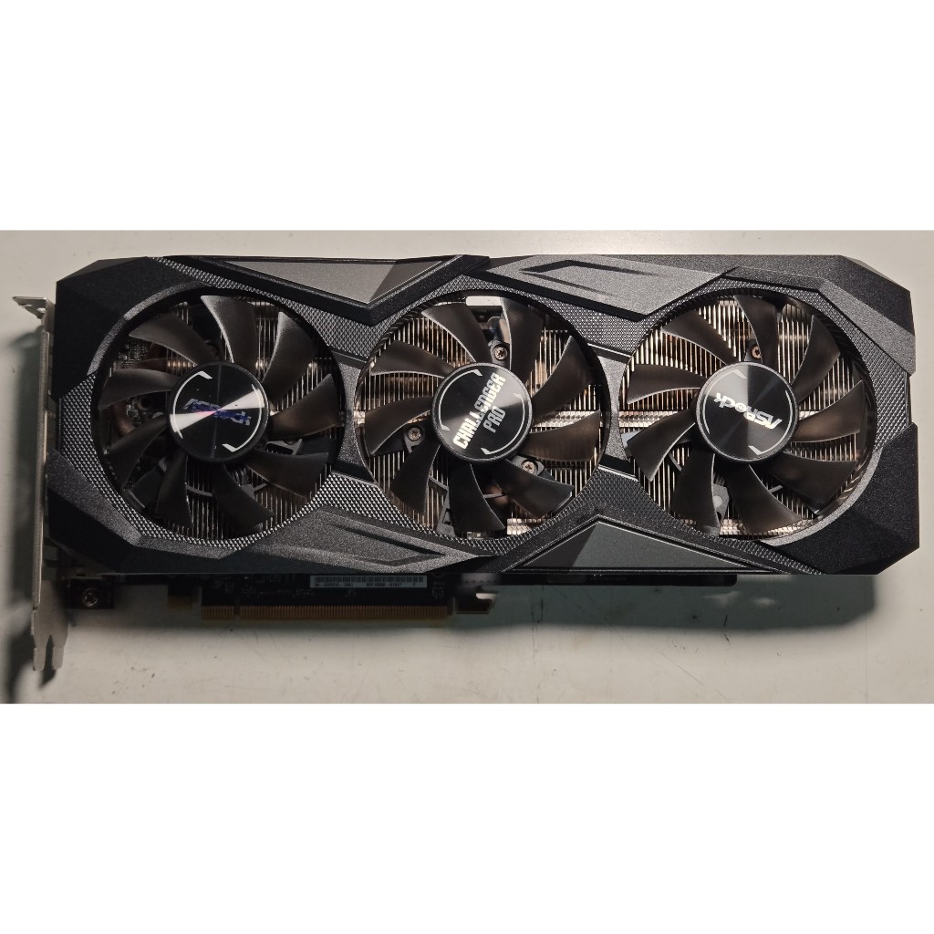 การ์ดจอ ASROCK RX 5700XT 3พัดลม 8G มือสอง สภาพสวย ใช้งานปกติ ไม่สนิม (ภาพถ่ายจากสินค้าจริง)