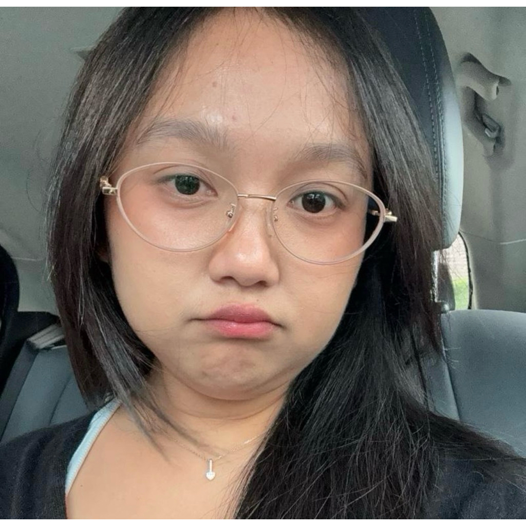 แว่นรุ่น hello princess กรองแสงบลูบล็อกวัสดุกรอบสวยงามอย่างดี ขนาด 55-19-145