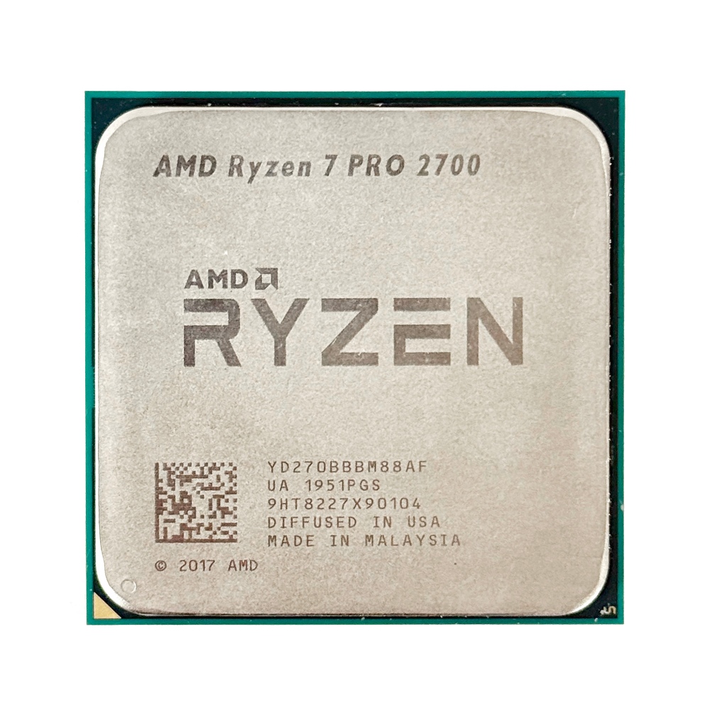 CPU AMD Ryzen 7 PRO 2700 (8 Core / 16 Thread) Turbo 4.1GHz Socket AM4 มือสอง สภาพสวย ประกันร้าน 90 ว