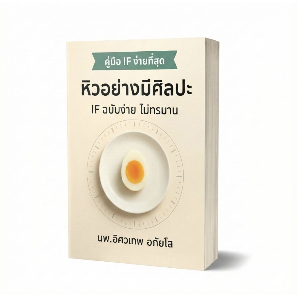 หิวอย่างมีศิลปะ | คู่มือ IF ฉบับง่าย ไม่ทรมาน | หนังสือสุขภาพ