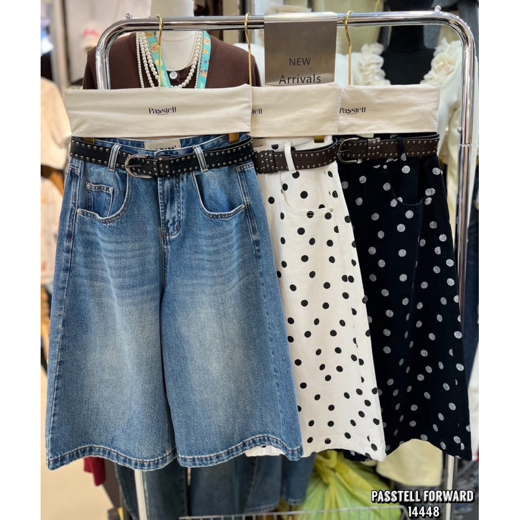 🇰🇷New🇰🇷 Korea darim shorts With belt มาใหม่ค้า กับสามส่วนทรงสวย งานป้ายdarimมาพร้อมbeltเลย ใส่ทรงสวย