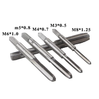 ชุดต๊าปแท่ง ทำเกลียวใน พร้อมด้ามจับแบบตัวที 6 pcs ขนาด M3 - M8