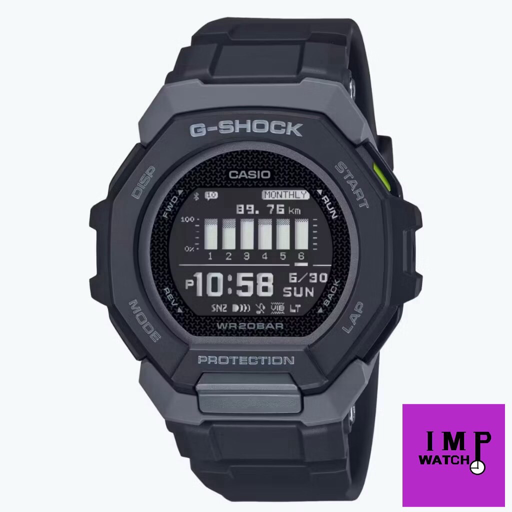 นาฬิกา CASIO G-SHOCK รุ่น GBD-300-1DR  ของแท้ประกันCmg 1 ปี  ใหม่ล่าสุด การเชื่อมต่อแบบไร้สายโดยใช้ 