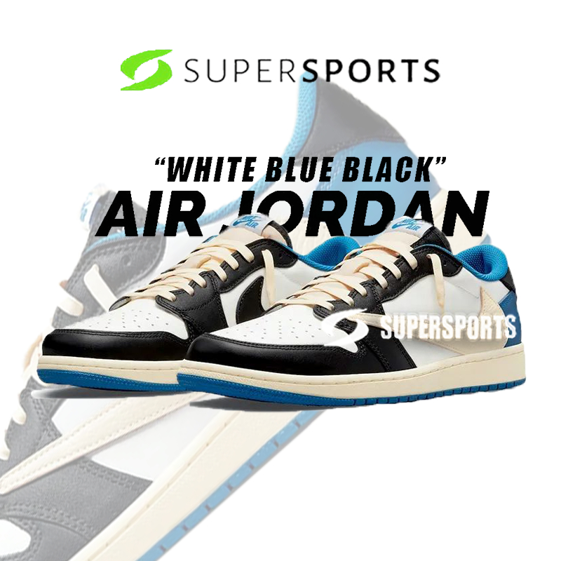 🌸ประกันของแท้🌸Travis Scott x Air Jodan 1 Low OG SP 'Reverse Mocha'  รองเท้าบาสเกตบอลทรงต่ำ unisex DM