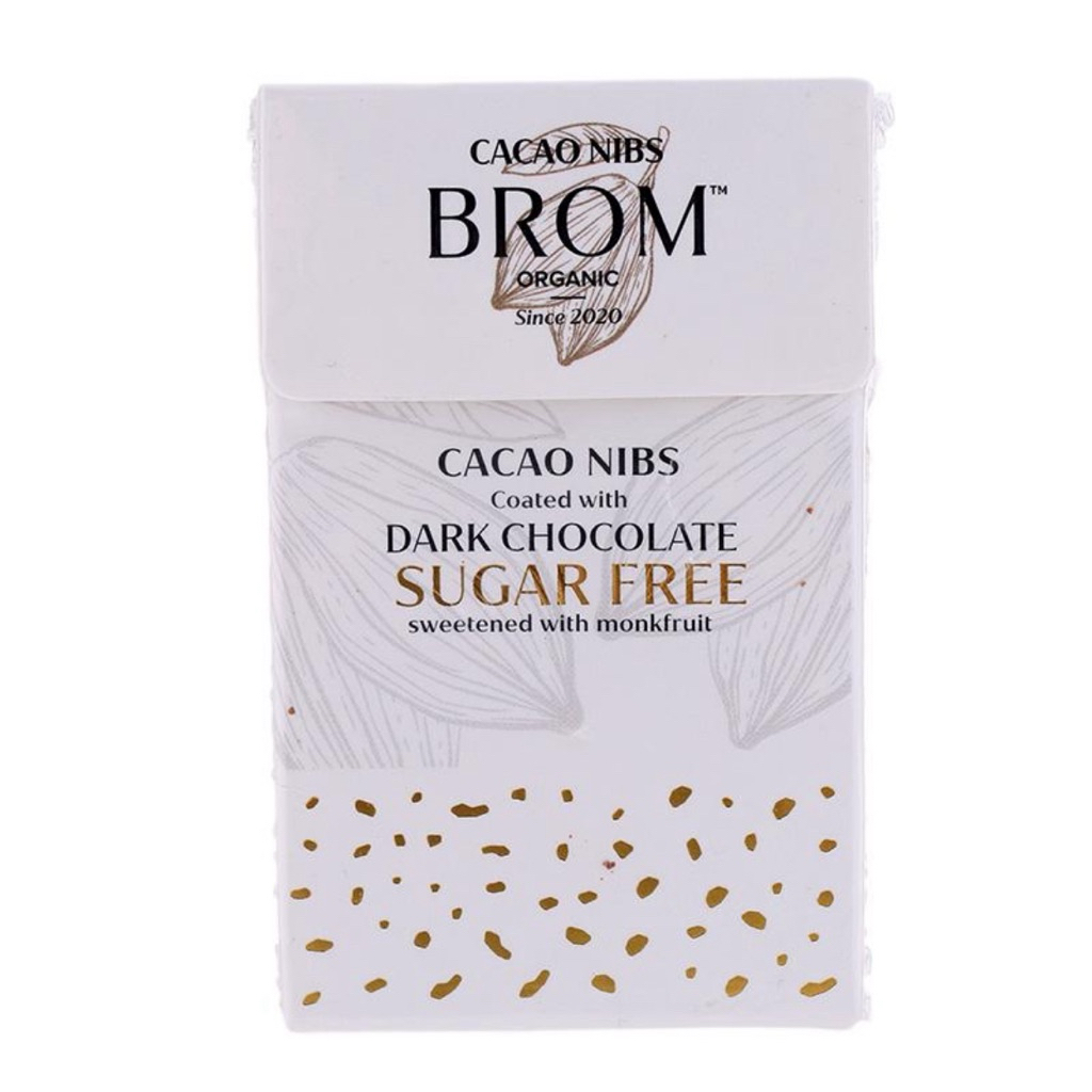 BROM Dark Choc Sugar Free/Cacao Nibs Apricot Choc/CaCao Nibs Coated With Milk Choc/Coated with 60% D
