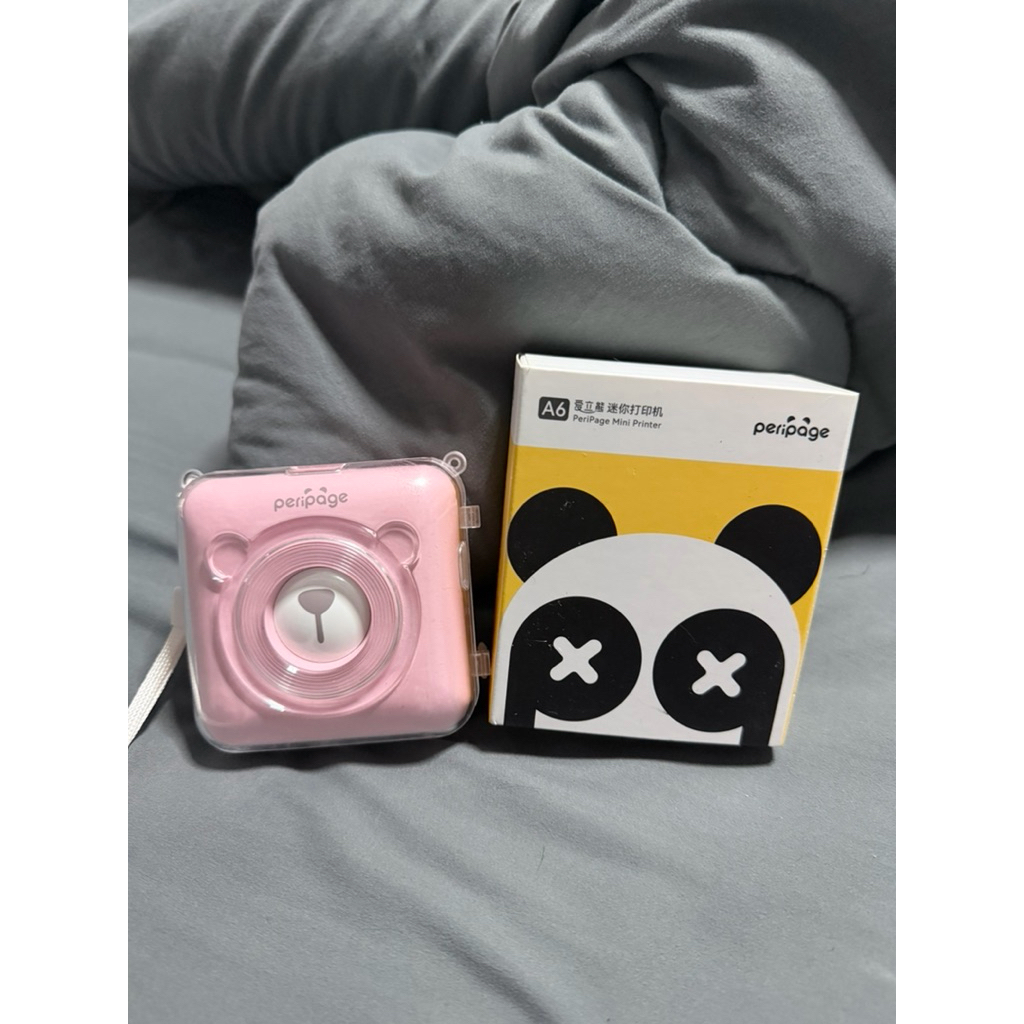 เครื่องปริ้นหมี Peripage&Paperang เครื่องปริ้นพกพา ส่งต่อ!! สภาพ 100% มีกระดาษ+เคสแถม
