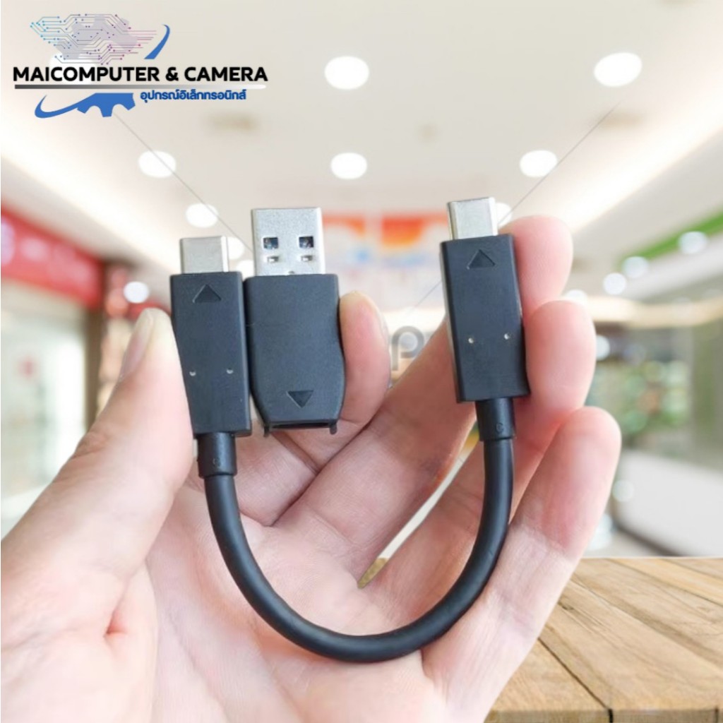 สายแปลง USB-C to USB-A / USB-C Gen2 รองรับ 4K 60Hz PD 60W e-Marker แท้
