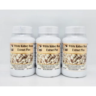 สารสกัดจากถั่วขาว พลัส White Kidney Bean Extract Plus ตรา บลูเบิร์ด ขนาด 1000 มิลลิกรัม 60 แคปซูล