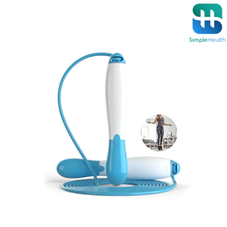 Simple Health เชือกกระโดด Jump rope เชือกกระโดดออกกำลังกาย ปรับความยาวได้ จับถนัดมือ ความยาว 280 ซม.