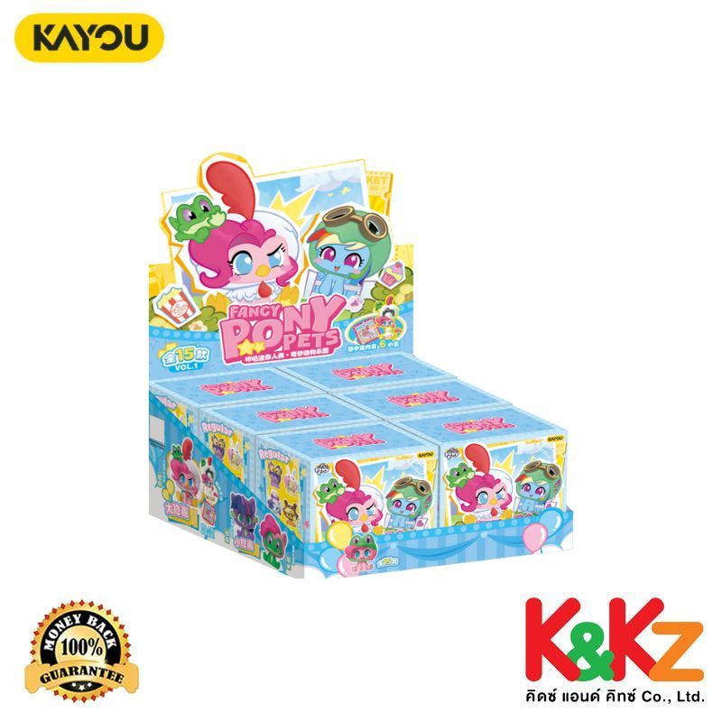 Kayou My Little Pony Click Mini Figures -Kayou แบบ 1 กล่อง / มินิฟิกเกอร์ มายลิตเติ้ลโพนี่ (คายู)