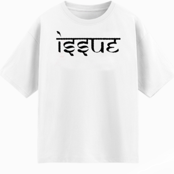 เสื้อยืด ISSUE THAILAND   T-SHIRT BLACK and WHITE ISSUE THAILAND   เสื้อยืด พิมพ์ลาย ISSUE ขาว-ดำ