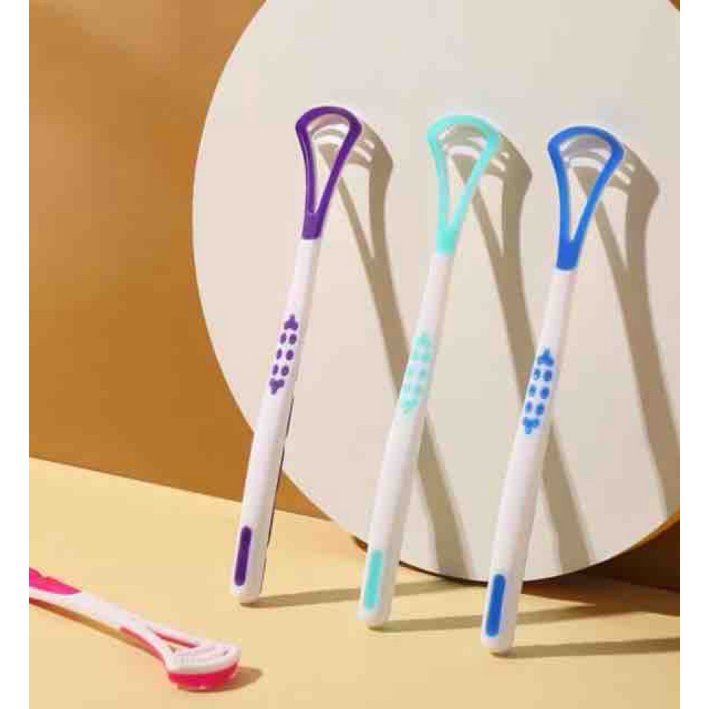 ที่ขูดลิ้นทำความสะอาดช่องปาก แปรงขูดลิ้น (บรรจุ 1 ชิ้น) - รูปที่ 3