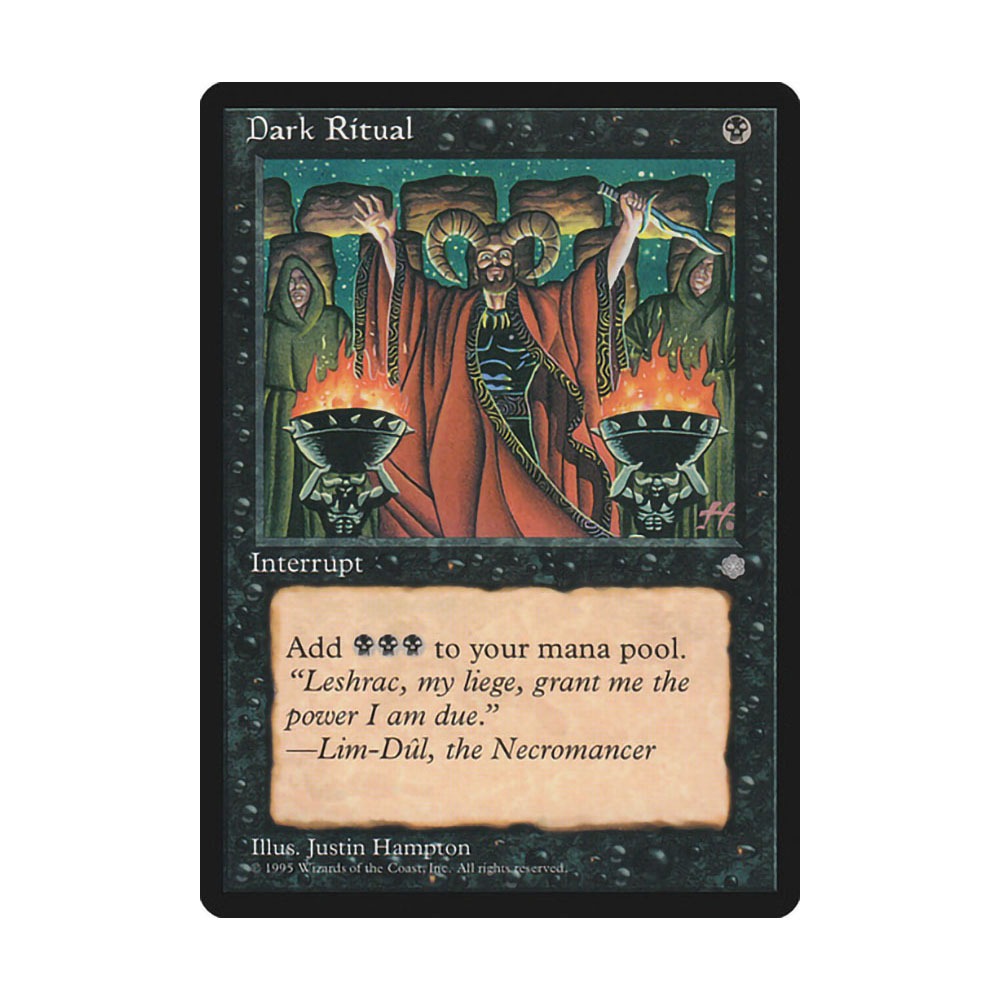 [MTG] Dark Ritual [ICE] [BLACK] [C] - Magic the Gathering SINGLES