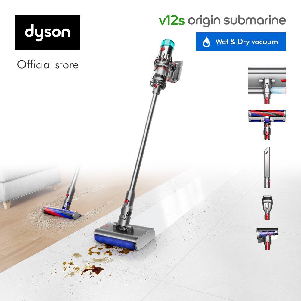 Dyson V12s Origin Submarine Cordless Vacuum Cleaner เครื่องดูดฝุ่นไร้สาย ไดสัน