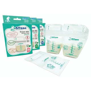 Attoon(แอทตูน) ถุงเก็บน้ำนมขนาด 4 oz (20/30/50ชิ้น)