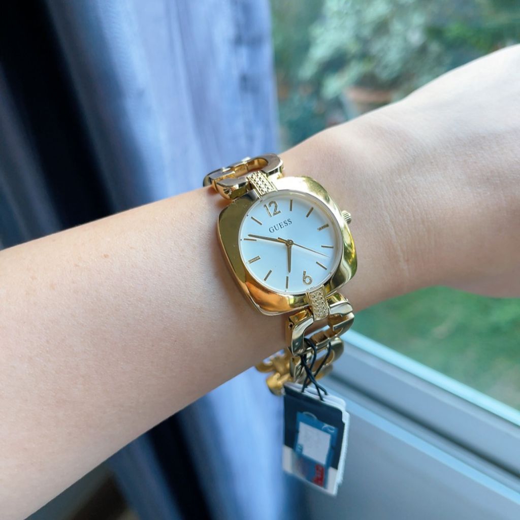 🌻เรียบหรูดูแพง นาฬิกา Guess U1441L2M GROOVY GOLD