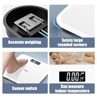 Sorf เครื่องชั่งน้ำหนักดิจิตอล​ Weight Scale​ ตาชั่งน้ำหนัก​ ที่ชั่งน้ำหนัก​ BMI 180KG​ LED​
