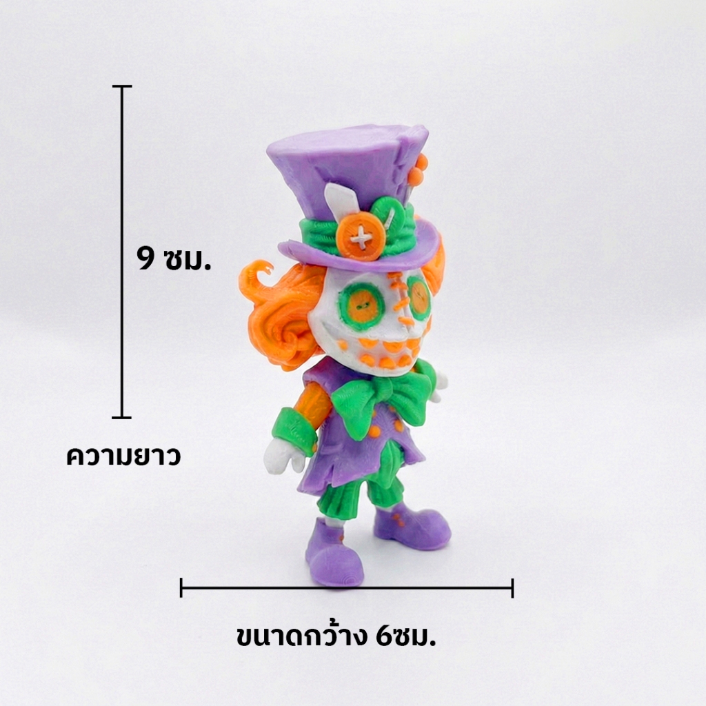 Creepy Cute Collection! ของเล่นฮาโลวีน 3D พลาสติก ขยับข้อต่อได้ ฟิกเกอร์โมเดล ตั้งโชว์ ตกแต่งบ้าน - รูปที่ 5