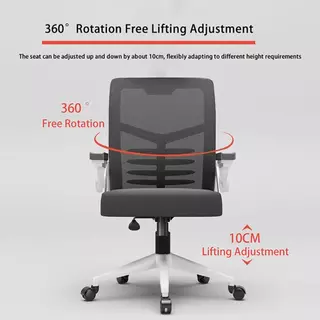 เก้าอี้ทำงาน ergonomic พนักเมชระบายอากาศ ปรับระดับได้ หมุน360° ออฟฟิศ/บ้าน/เล่นเกม เก้าอี้คอมพิวเตอร์
