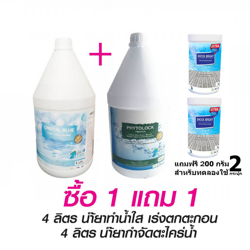 น้ำยากำจัดตะไคร่น้ำ + ในสระว่ายน้ำ (สำหรับสระว่ายน้ำ ปลอดภัย)