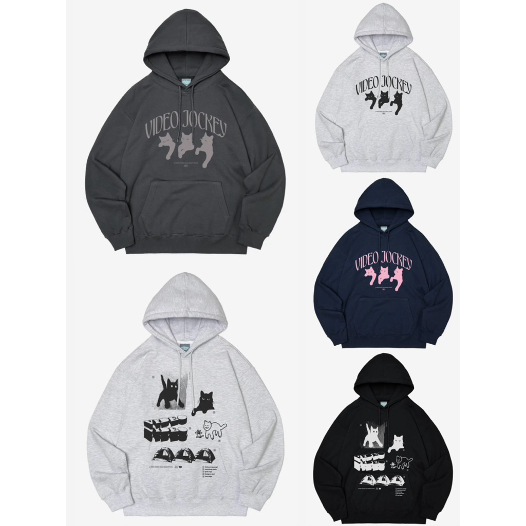 พรีออเดอร์ Video Jokey รุ่น Nyang Nyang Nyang Hoodie & Ibeumyeon Baro Hipster Hoodie
