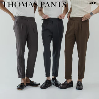 BARON THOMAS Trousers [Signature series] กางเกงขากระบอกตรงเอวสูง