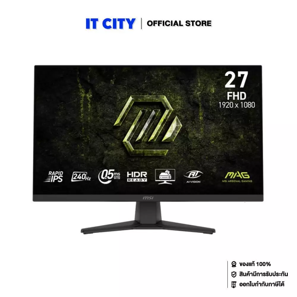 MSI Gaming Monitor MAG 272F X24 - 27"/Rapid IPS/240Hz/0.5ms/AMD FreeSync Premium/3Y*3 MNL-002405