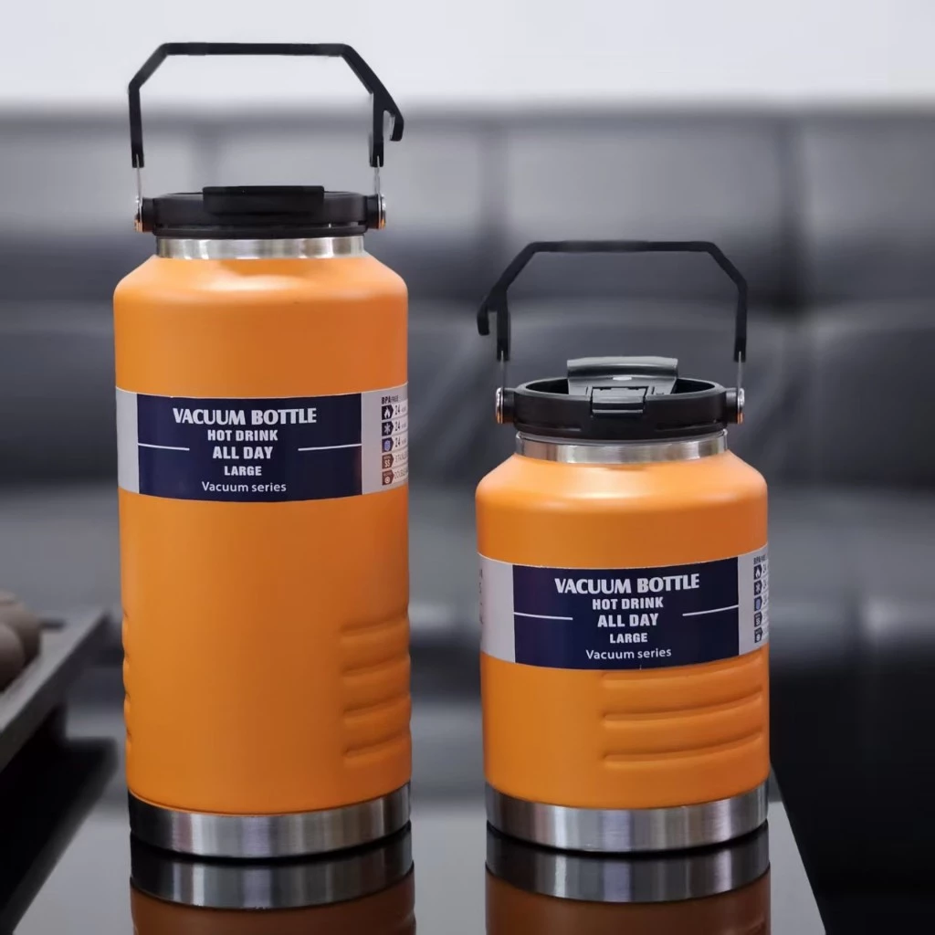แก้วเก็บอุณหภูมิ กระติกน้ำแสตนเลส เกรดSUS304 ขนาด1.5L/2.5L กระติกน้ำ แก้วไหญ่ อย่างดี กระติกน้ำแข็ง เก็บความเย็นได้ดีมาก