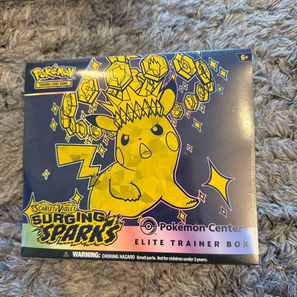 Pokemon TCG Surging Sparks ETB (Pokemon Center)