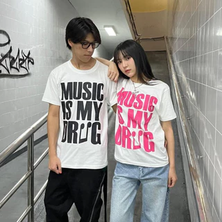 เสื้อยืด “ MUSIC IS MY DR¥G” limited edition unisex