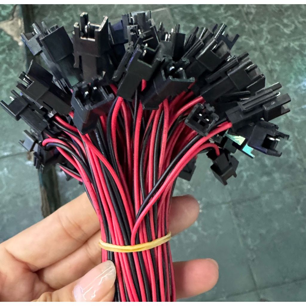 เชื่อมต่อ JST SM แบบ 2 พิน (JST SM 2-pin connector)2พินสีดำ