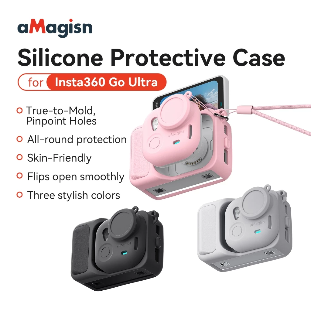 aMagisn GO Ultra silicone case เคสกล้องInsta360 GO Ultra thumbnail 3
