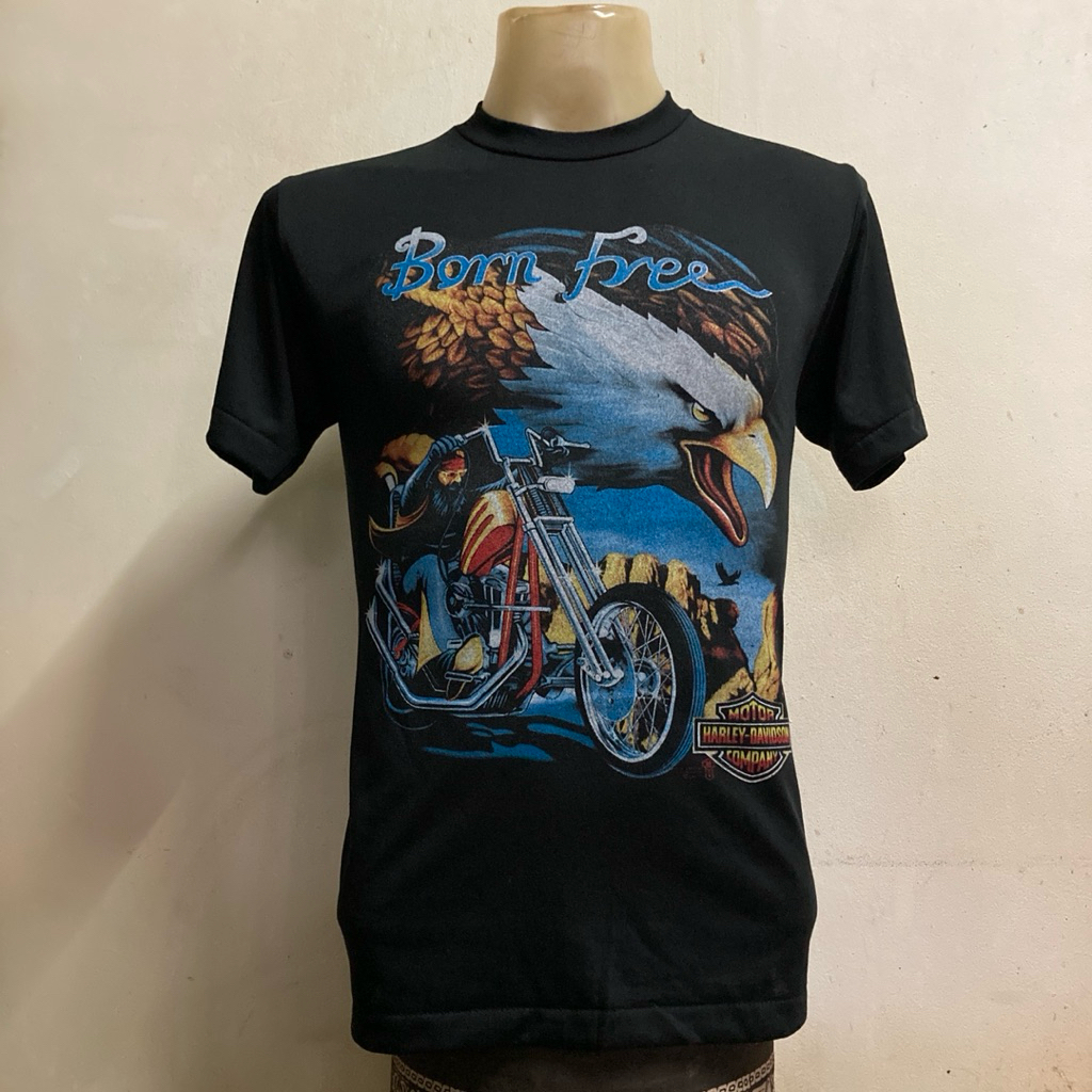เสื้อยืด ลายฮาเล่ 3D สไตล์วินเทจ