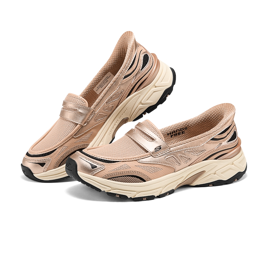 รองเท้าสลิปออนทรงต่ำสำหรับผู้หญิงรุ่นใหม่ปี 2026 จาก Skechers สวมใส่สบายด้วยวัสดุรองรับแรงกระแทก