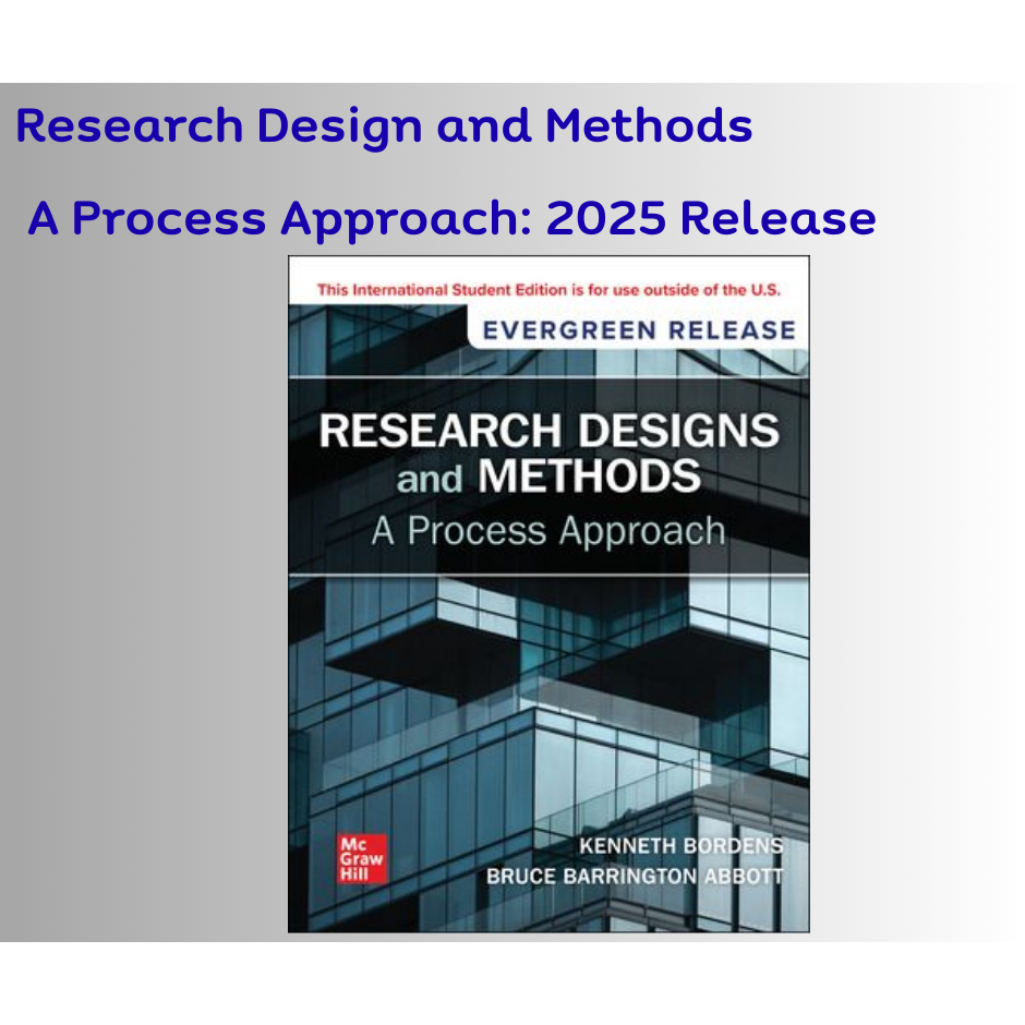 (ภาษาอังกฤษ) RESEARCH DESIGN AND METHODS: A PROCESS APPROACH (ISE) 9781265083533