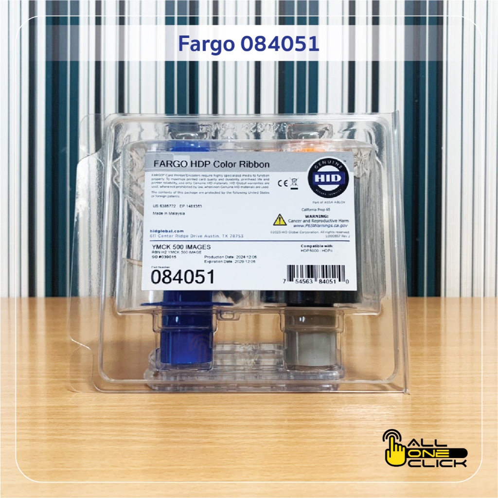 Fargo 084051 YMCK Ribbon for HDP